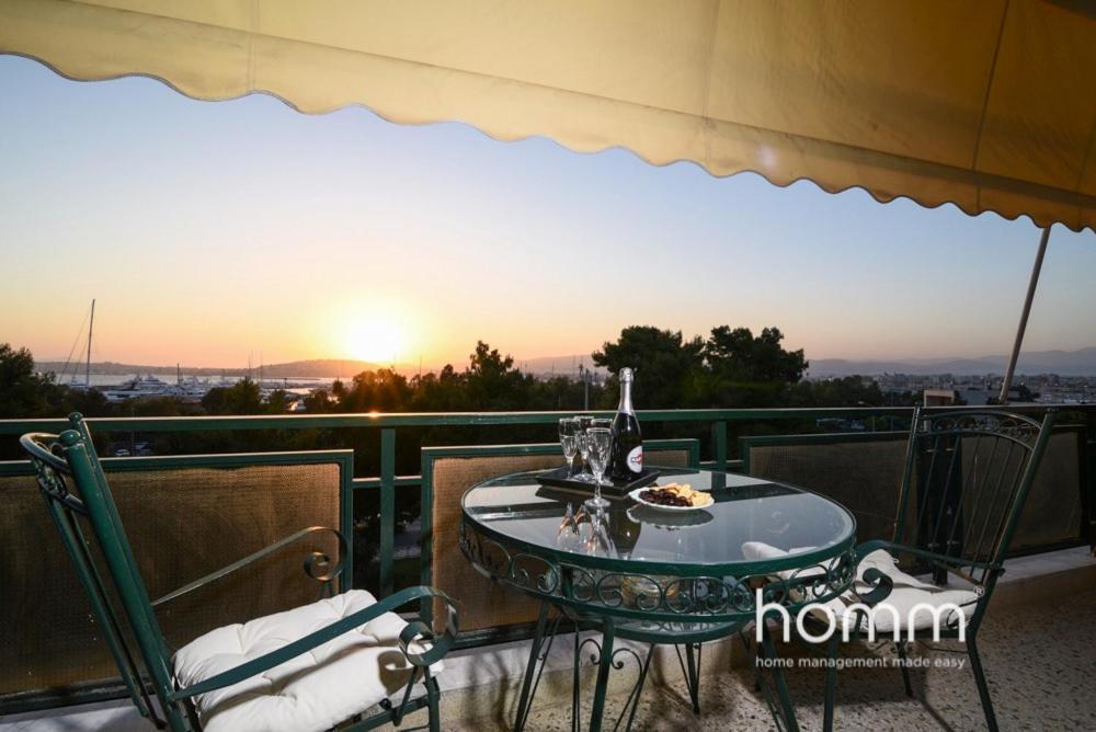 Apartamento 95M² Homm Spectacular Flisvos Marina Sea View Flat Atenas Exterior foto